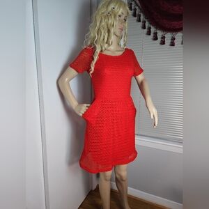 Aina Be Vibrant Red Mini Dress